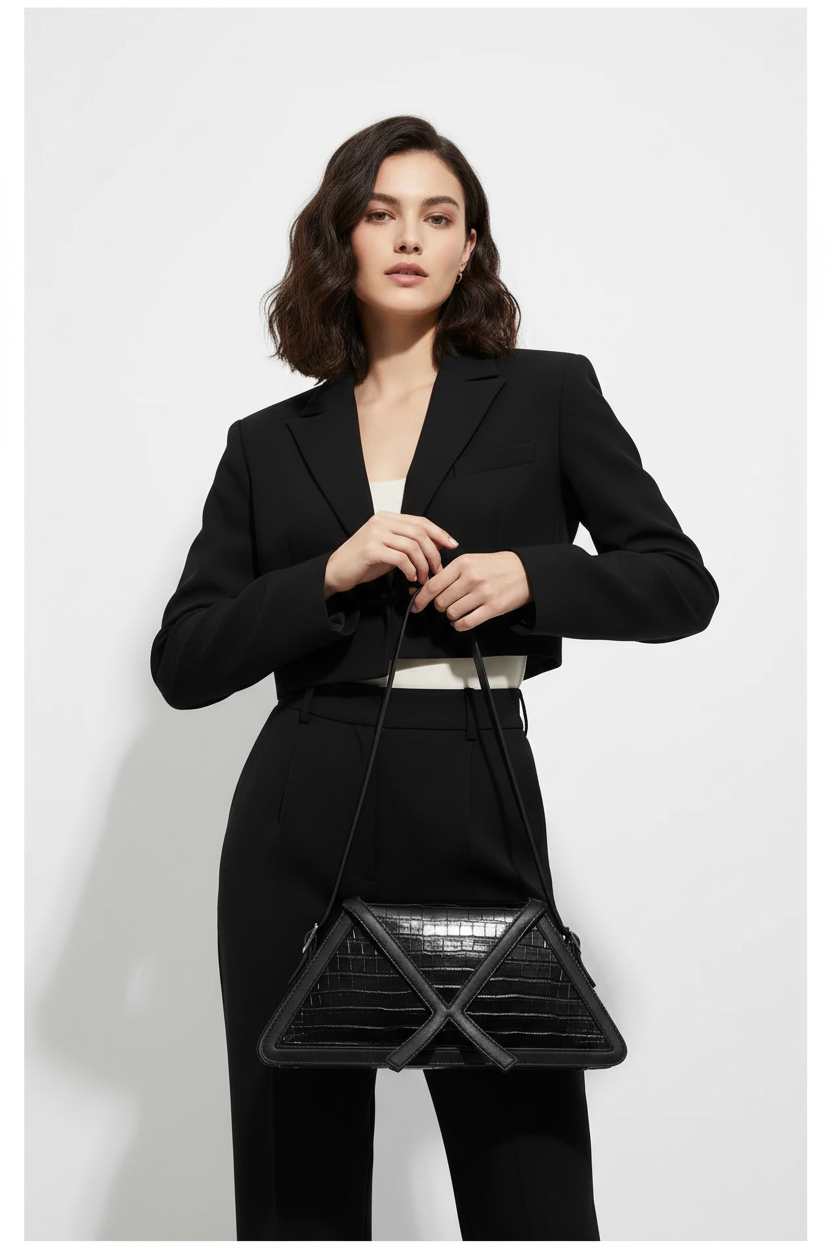 Color Block Shoulder Bag – Fashion Square Axillary Handbag with Flap Design, Stylish Women’s Crossbody Purse for Casual Everyday Use