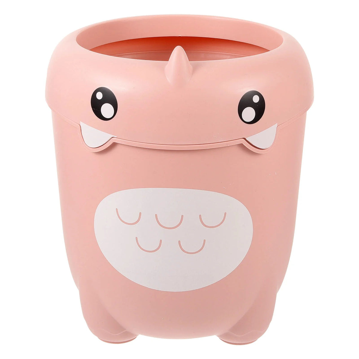 Dinosaur Pattern Kids Room Trash Can – Creative Lidless Wastebasket for Children’s Bedrooms, Playrooms, and Study Areas