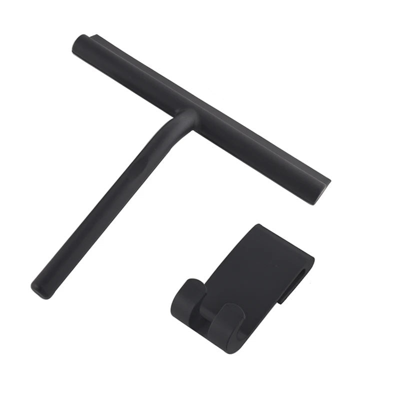 Silicone Shower Squeegee Cleaner – Long Handle Glass and Mirror Wiper Scraper for Bathroom and Car Window Cleaning