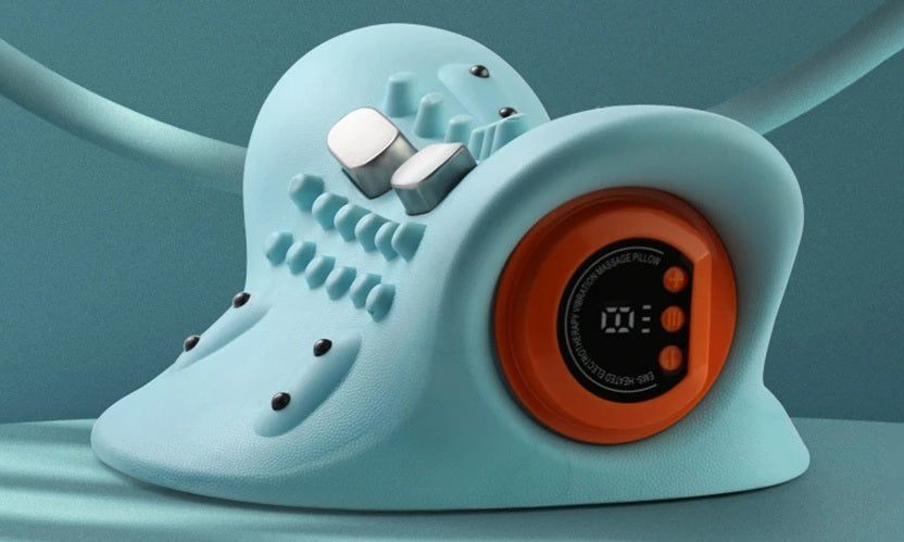 Cervical Massager Pillow – Portable Traction Therapy for Neck & Head Pain Relief with Acupoint Stimulation for Adults