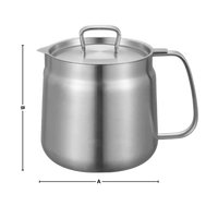2-in-1 Stainless Steel Deep Frying Pot