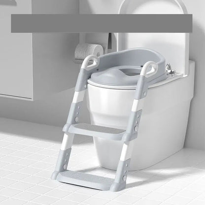 Foldable Portable Toilet Seat for Kids – Upgraded Children’s Potty Training Seat with Step Stool for Travel