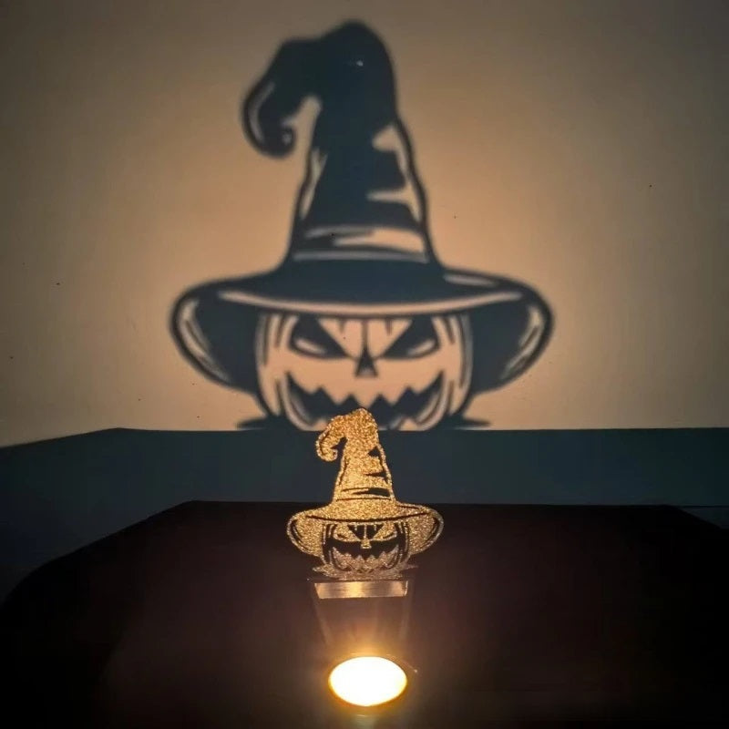 Halloween Decorative Candle Holder – Scary Resin Candlestick Ornament Desk Accessory for Haunted Room Ambiance and Festival Party Décor