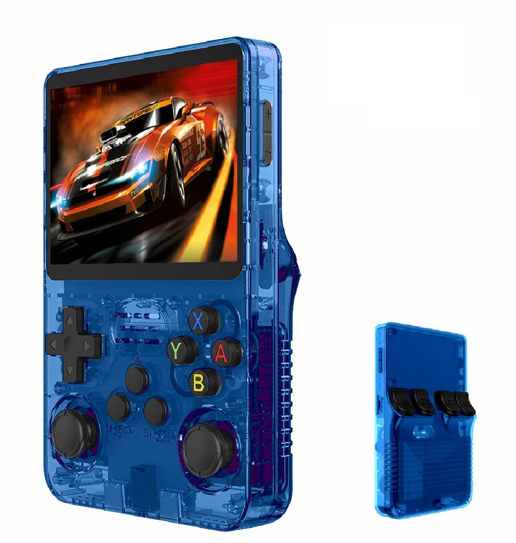 Retro Handheld Game Console - Portable 3.5 Inch IPS Screen Gaming Device with 64GB Storage, Classic Gaming Experience