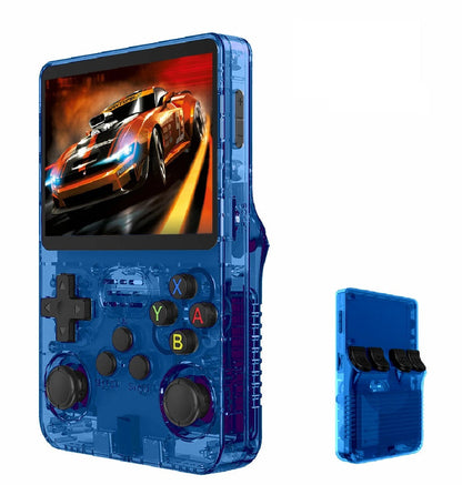 Retro Handheld Game Console - Portable 3.5 Inch IPS Screen Gaming Device with 64GB Storage, Classic Gaming Experience