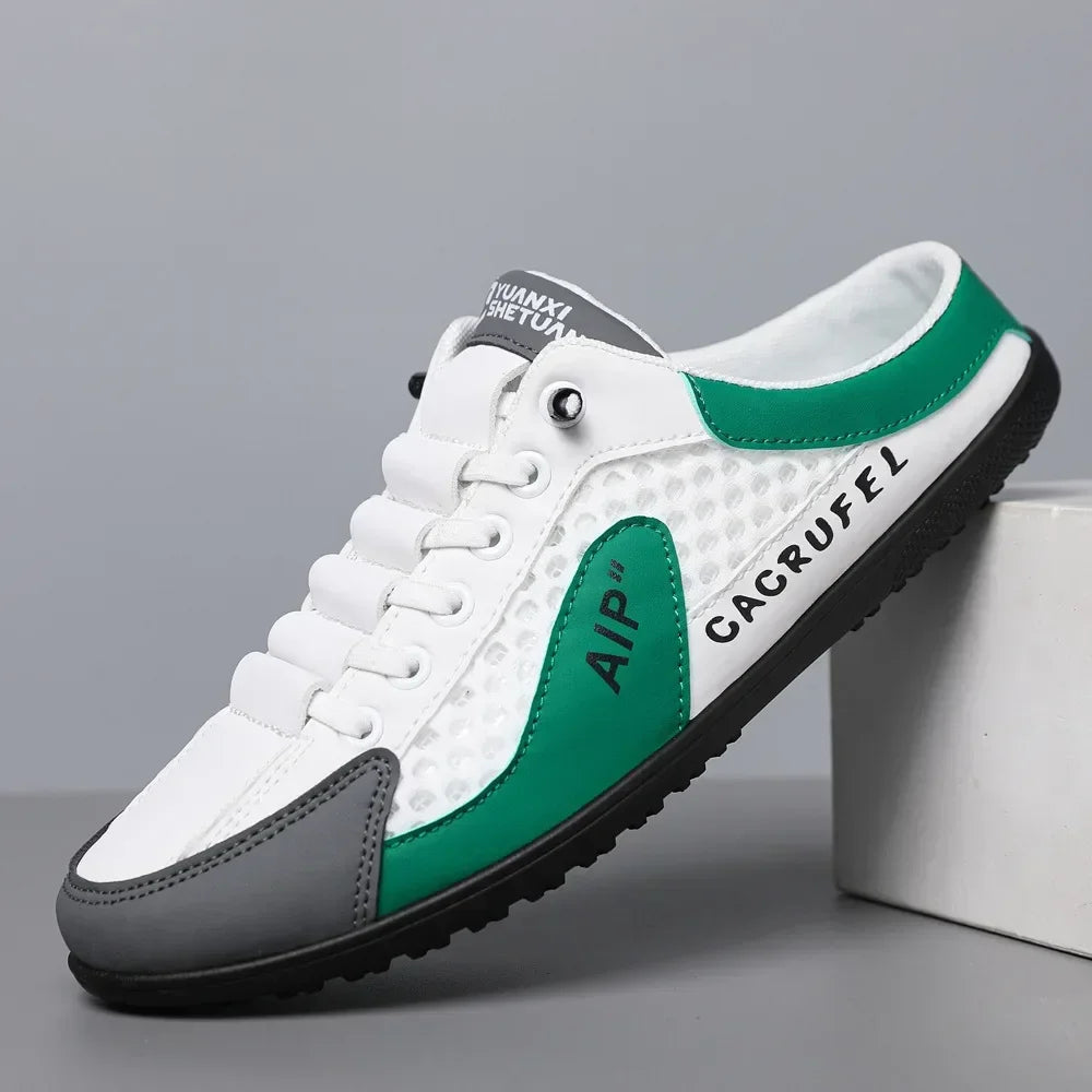 Men’s Soft-Soled Half Slippers – Trendy Summer Casual Shoes with Comfortable Cushion Support for Everyday Stylish Walking