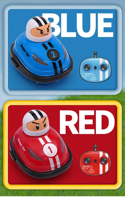 Kids Battle Duo Toy Car Set – Remote Control Bumper Cars with Pop-Up Dolls, Bounce Ejection & Flashing Lights