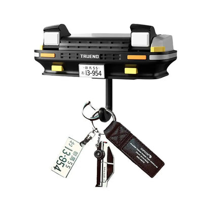 Car Headlight Key Holder Wall Decor – Creative Automotive Key Hanger for Home Entryway and Car Enthusiasts Gift