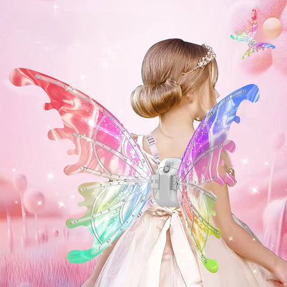 Electric Elf Wings for Kids – Light-Up Cosplay Toy Wings for Halloween, Christmas & Birthday Gifts