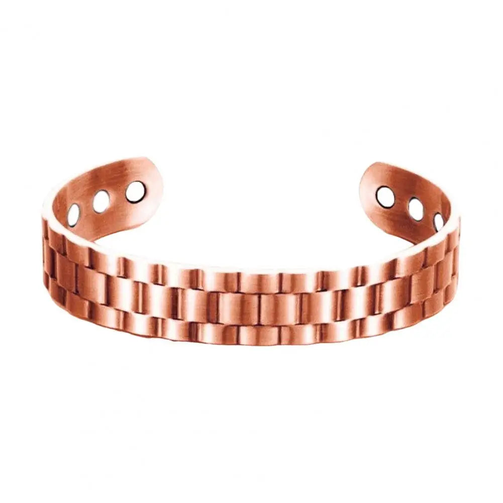 Magnetic Copper Bracelet - Men's Health Wristband for Circulation Support, Stylish Antioxidant Therapy Jewelry