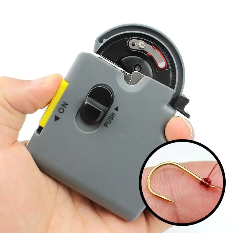 Automatic Electric Fishing Hook Tier Machine – Fast Line Tying Device for Hooks, Smart Fishing Accessory for Anglers