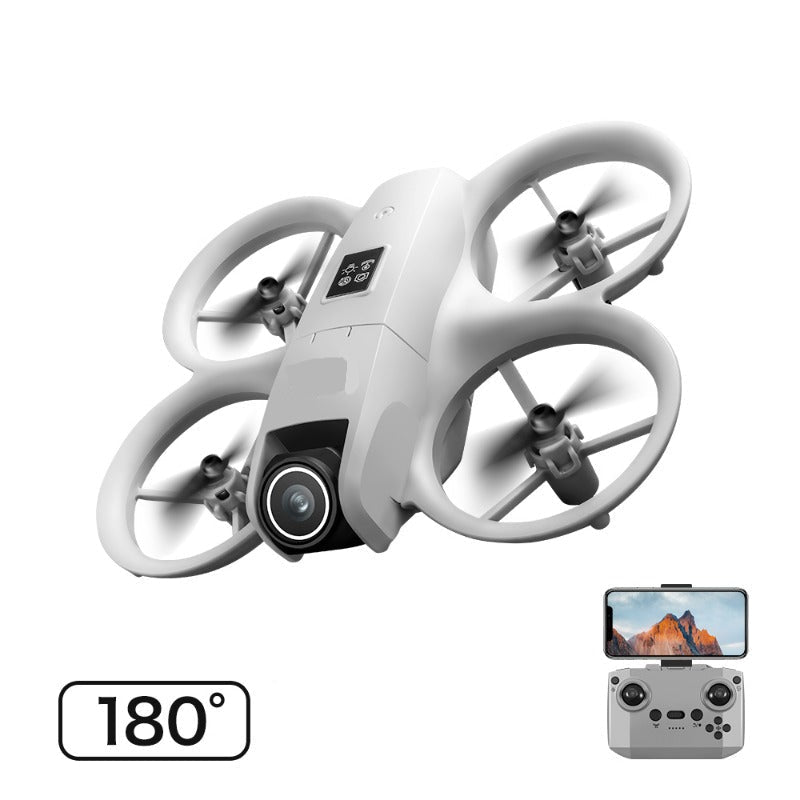 Foldable Drone with Dual-Lens Camera – HD Stabilized Aerial Photography Drone with Gesture Control and Route Planning