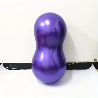 High-Quality Peanut-Shaped Yoga Ball – Stability and Balance Trainer for Fitness, Physical Therapy, Back Massage, and Sensory Training