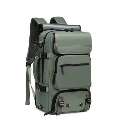 Large-Capacity Travel Backpack with Shoe Compartment – Lightweight Laptop Daypack with Charging Port, Multi-Functional 3-in-1 Design for Travel, Business, and Outdoor Adventures