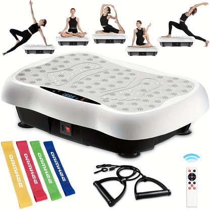 Silent Motor Vibration Plate – Whole Body Slimming, Lymphatic Drainage & Toning with Speed Control for Wellness & Holiday Gifts