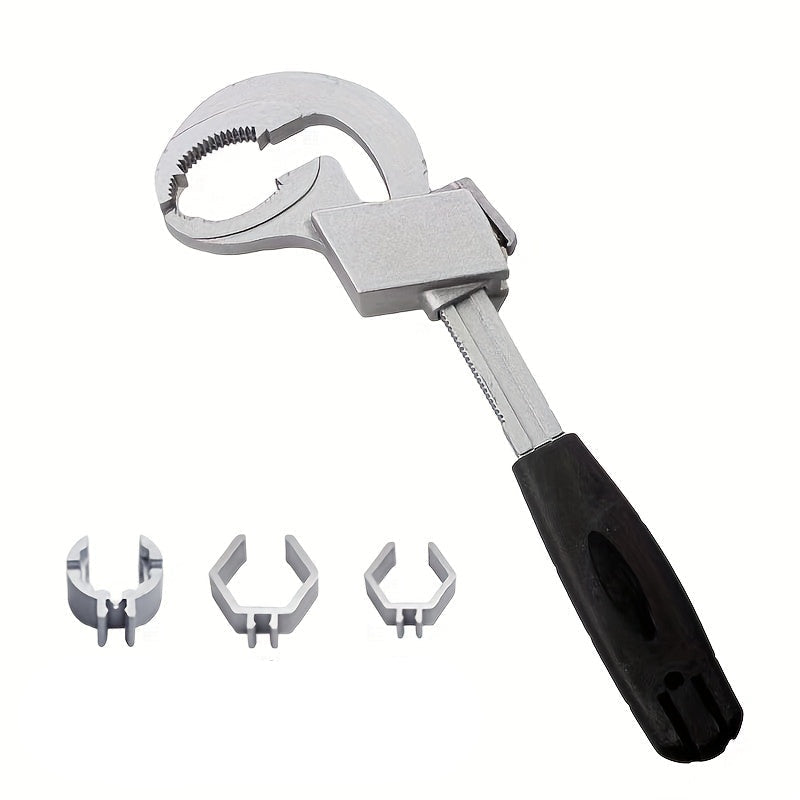 Universal Adjustable Plumbing Wrench – Heavy-Duty Tool for Faucet & Sink Repairs, Must-Have for Home Maintenance