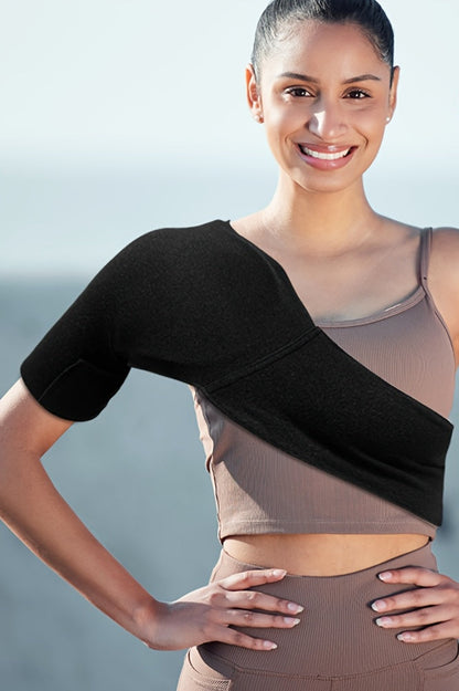 Cooling Shoulder Ice Pack Wrap, Suitable for Many Parts Of The Body-Shoulder, Hip, Thigh, Knee, Reusable Compression Brace, Microwavable And Freezable, Adjustable Length