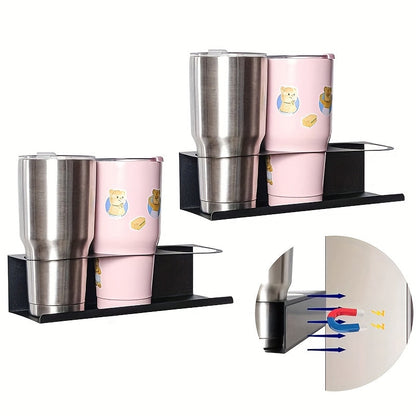 Magnetic Refrigerator Organizer Rack – Sleek Side-Mounted Kitchen Storage Solution for Spices, Utensils, and Everyday Essentials