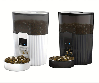 Smart Pet Feeder- WiFi-Enabled Auto Dispenser for Dogs & Cats with Remote Control for Precise Mealtime Scheduling
