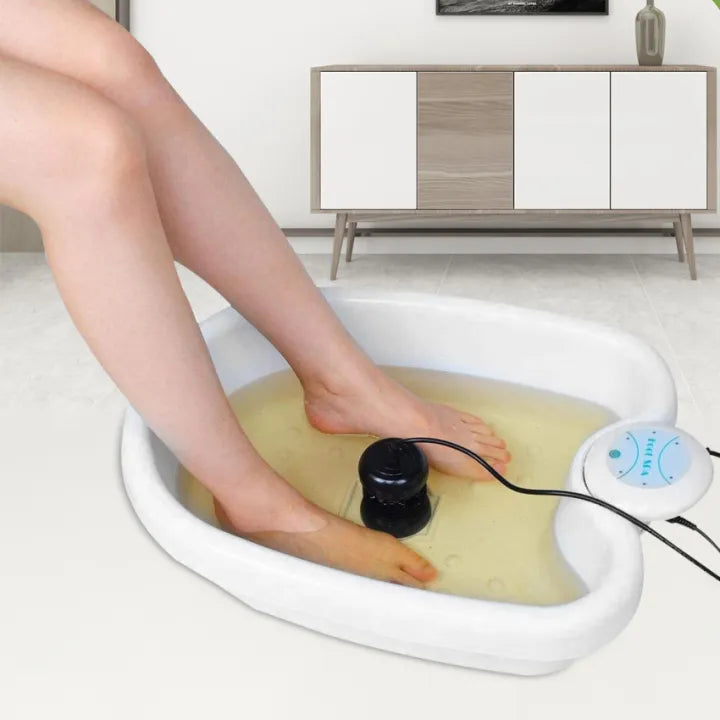 Premium Ionic Foot Detox Cleanse Vibrating Whirlpool Soak Bath