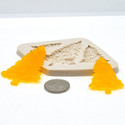 Christmas Tree Mold Baking Tool with 3 Holes - Christmas Tree Silicone Molder
