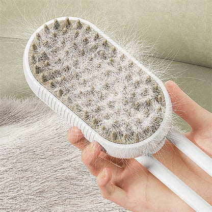 Pet Brush - 3-in-1 Pet Grooming Brush For Removing Tangled & Loose Hair