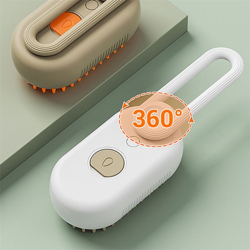 Pet Brush - 3-in-1 Pet Grooming Brush For Removing Tangled & Loose Hair