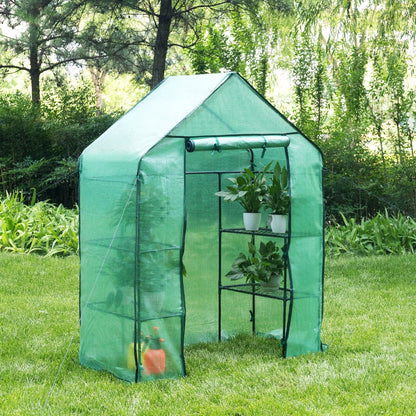 Portable Greenhouse - Garden Shed Crops 3 Tiers 6 Shelf
