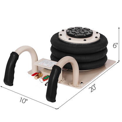 Floor Jack - Air Pneumatic Jack 3 Ton Triple Bag