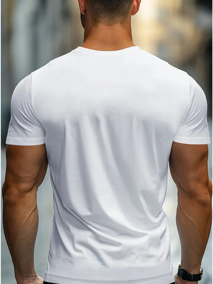 Men’s Dual-Cultural Graphic T-Shirt – Celebrate Heritage with Breathable Casual Tee Featuring USA & Mexico Flag Design for Summer Vibes
