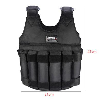 Adjustable Exercise Loading Weight Vest - Up to 65lbs Weighted Vest Adjustable for Exercise