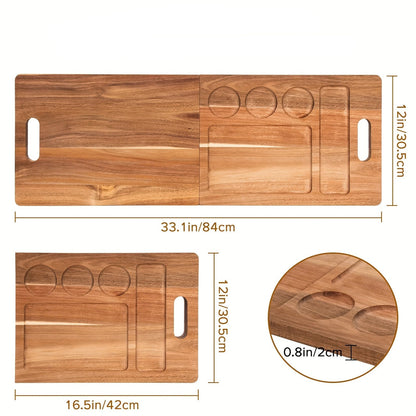 Premium Bamboo Gas Stovetop Guard – Multi-Purpose RV & Kitchen Cooktop Cover for Extra Workspace and Modern Heat-Safe Protection