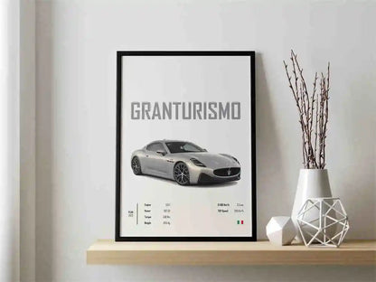 Retro German Supercar Poster Set – Pop Aesthetic Canvas Wall Art Featuring M8, M4, R8, RS6 for Garage or Home Decor