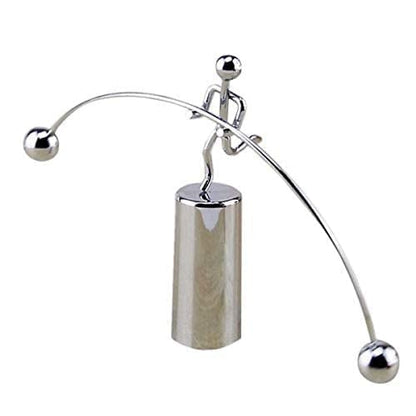 Creative Iron Man Balance Ball Ornament – Fun Swinging Tumbler Toy Decoration for Office Desk, Home Display & Stress Relief