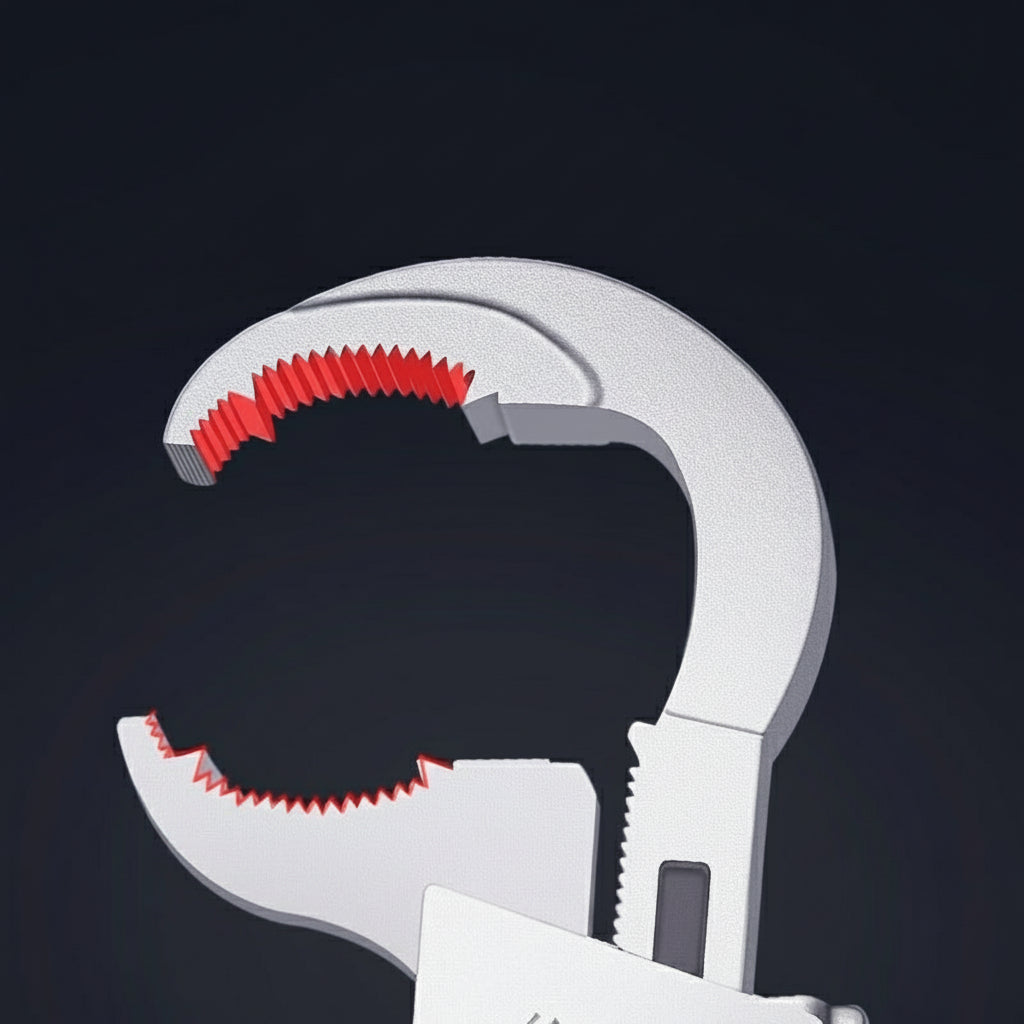 Universal Adjustable Plumbing Wrench – Heavy-Duty Tool for Faucet & Sink Repairs, Must-Have for Home Maintenance