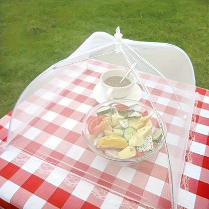 Mesh Pop-Up Food Cover – Portable Bug-Proof Tent Dome for Outdoor Dining & Buffet Tables, Lightweight & Foldable