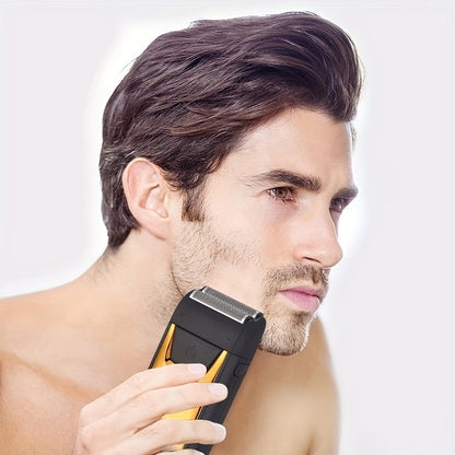 Rechargeable Electric Shaver Grooming Kit with Hair Trimmer - 500mAh Battery, Digital Display, Ideal Gift for Men’s Personal Care