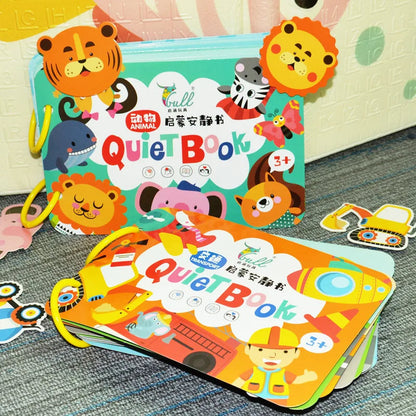 Montessori Baby Busy Book - Quiet Early Learning Educational Game with Matching Activities for Toddlers Ages 1 to 3