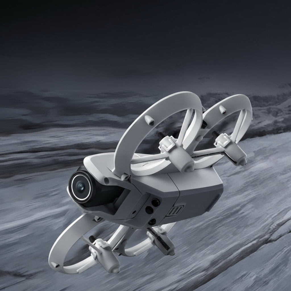 Dual Camera Drone – V66 HD WiFi FPV, LED Lights, Smart Obstacle Avoidance, One-Key Return & Real-Time Image Transmission