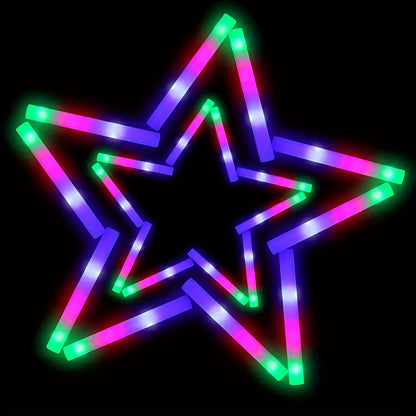 LED Foam Glow Sticks – Flashing Light Party Supplies for Weddings, Birthdays & Music Festivals