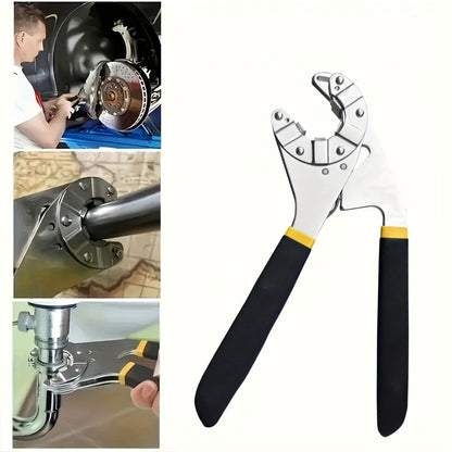 Multi-Purpose Adjustable Wrench Set – 14-in-1 High Carbon Steel Spanner with Sawtooth Design for DIY & Mechanical Work