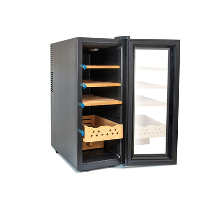 Electric Humidor, 200-Count Capacity Cigar Humidor with Constant Temperature Controller, Cigar Humidor Box (35L)