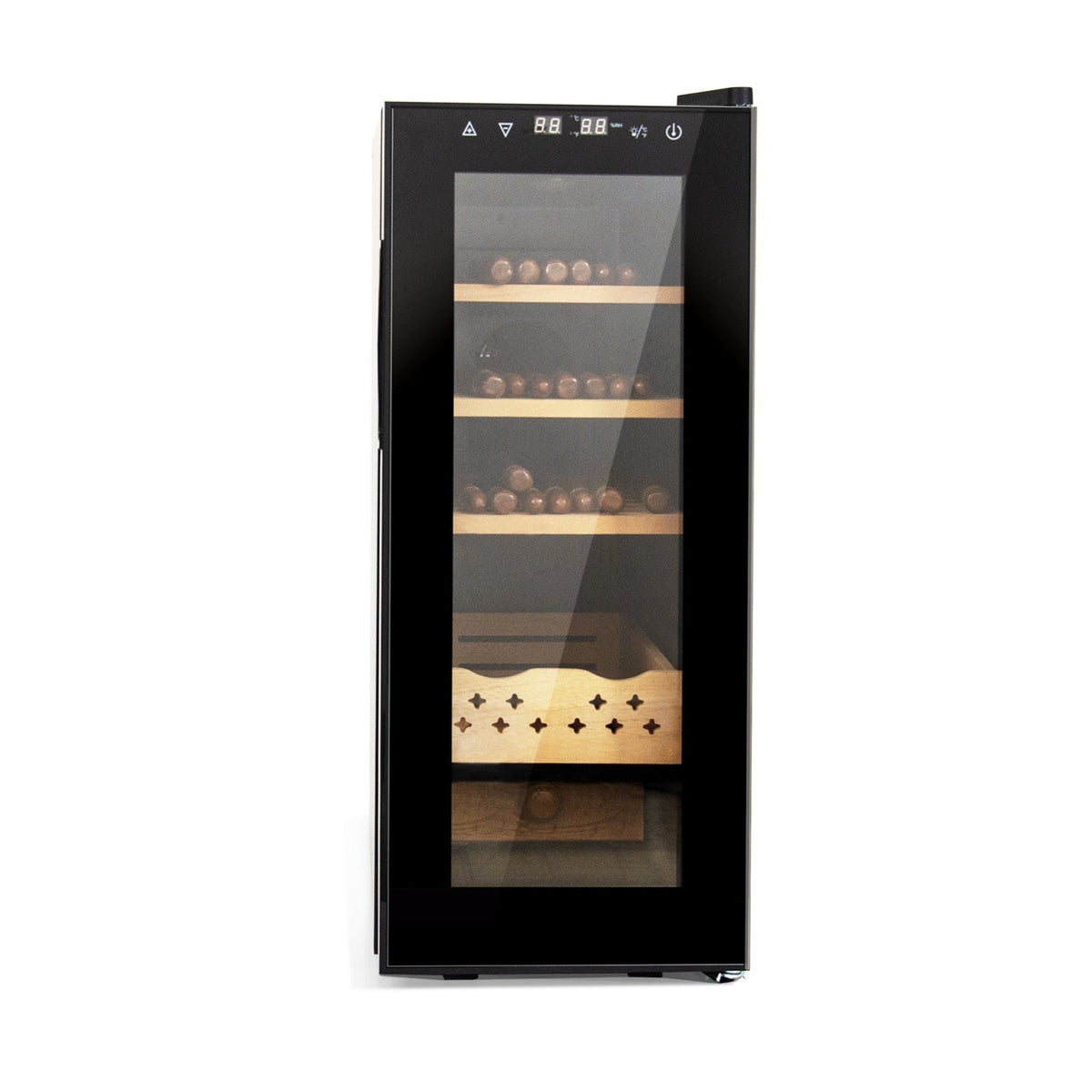 Electric Humidor, 200-Count Capacity Cigar Humidor with Constant Temperature Controller, Cigar Humidor Box (35L)