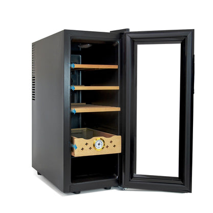Electric Humidor - 250 Counts Capacity Cigar Humidor Humidifiers with Constant Temperature Controller