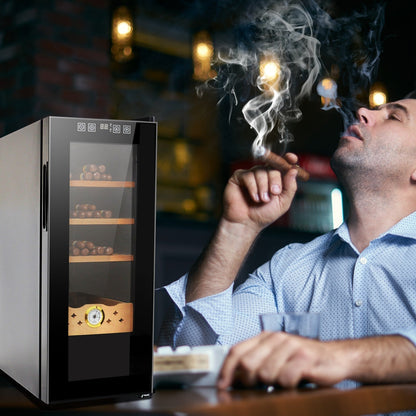 Electric Humidor - 250 Counts Capacity Cigar Humidor Humidifiers with Constant Temperature Controller