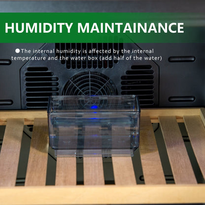 Electric Humidor - 250 Counts Capacity Cigar Humidor Humidifiers with Constant Temperature Controller
