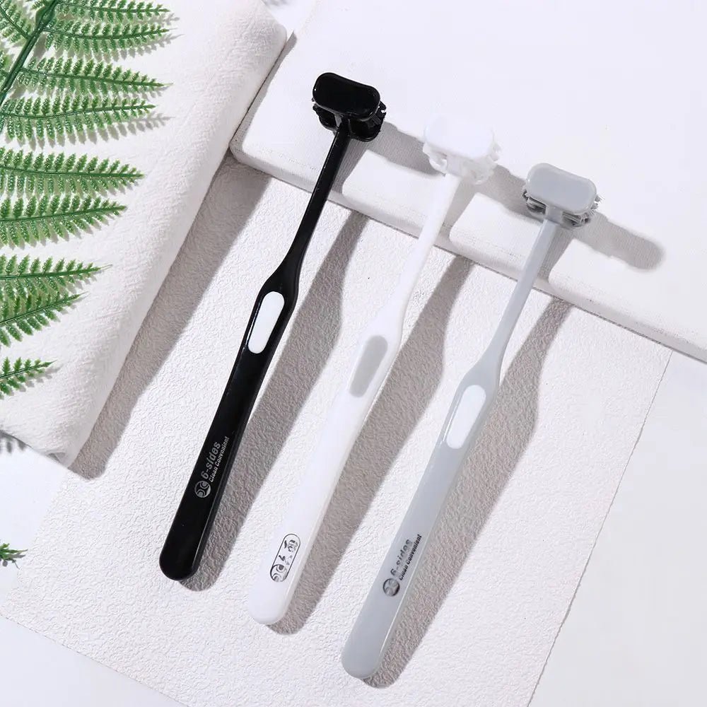 Six Sides Toothbrush - 360 Toothbrush with Six Sides U-Shape Teeth Deep Cleaning Toothbrush