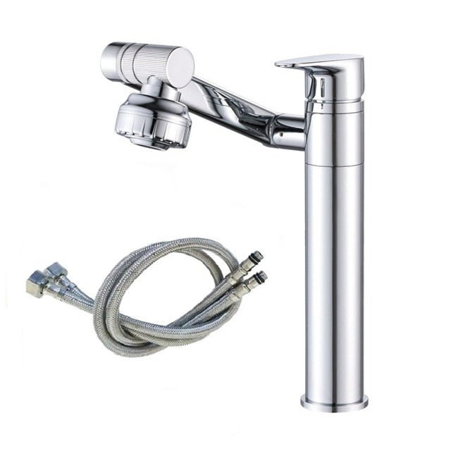 Bathroom Faucet - 360 Degrees Tap Cranes Shower Head Plumbing Tapware For Bathroom Accessories