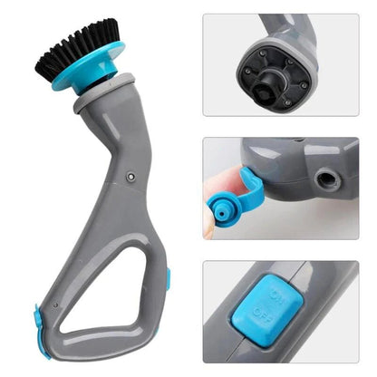 Cordless Electric Spin Scrubber — Handheld Power Cleaning Brush with Three Interchangeable Heads
