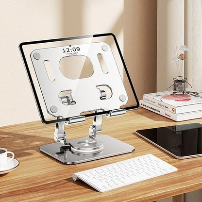 Rotatable Tablet Stand - 360°  Foldable & Portable Tablet Stand for All up to 15.6 inches.